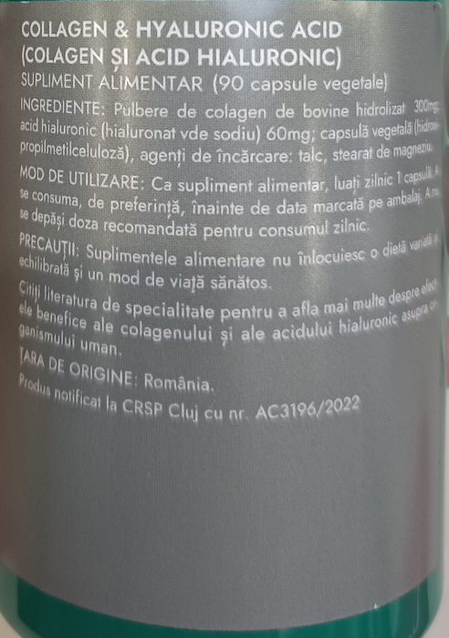 COLAGEN si ACID HIALURONIC, Adams Supplements [3]