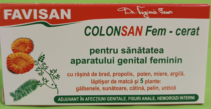 COLONSAN FEM cu 7 plante, 12 supozitoare, Favisan [3]
