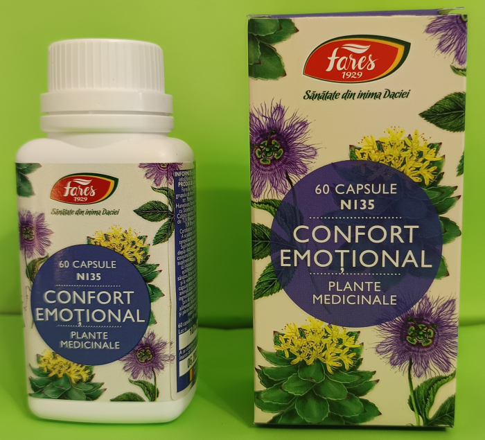 CONFORT EMOTIONAL N135, 60 capsule, Fares la Nana Plafar [4]