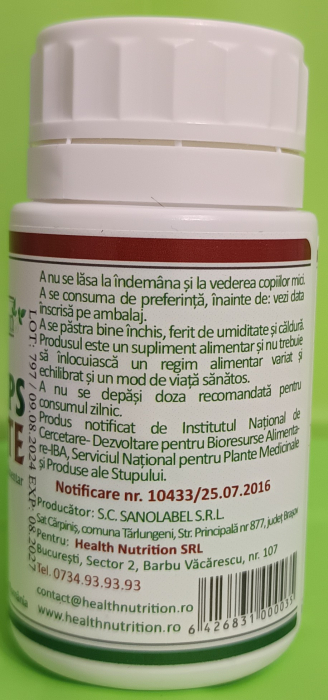 CORDYCEPS Sinensis Extract Forte 450mg, Health Nutrition la Nana Plafar [3]