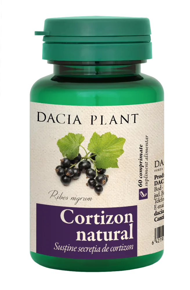 CORTIZON NATURAL, 60 comprimate, Dacia Plant [1]