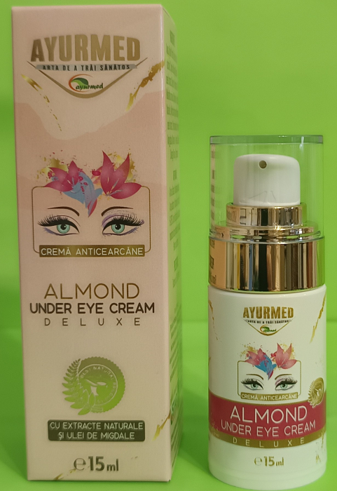 CREMA ANTICEARCANE ALMOND UNDER EYE CREAM 15ml, Ayurmed [4]