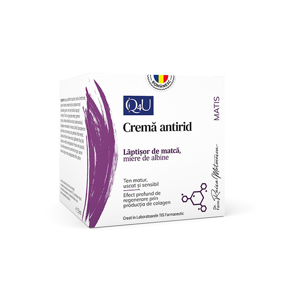 CREMA de FATA ANTIRID cu LAPTISOR de MATCA, MIERE de ALBINE 50ml, TIS Farmaceutic [1]
