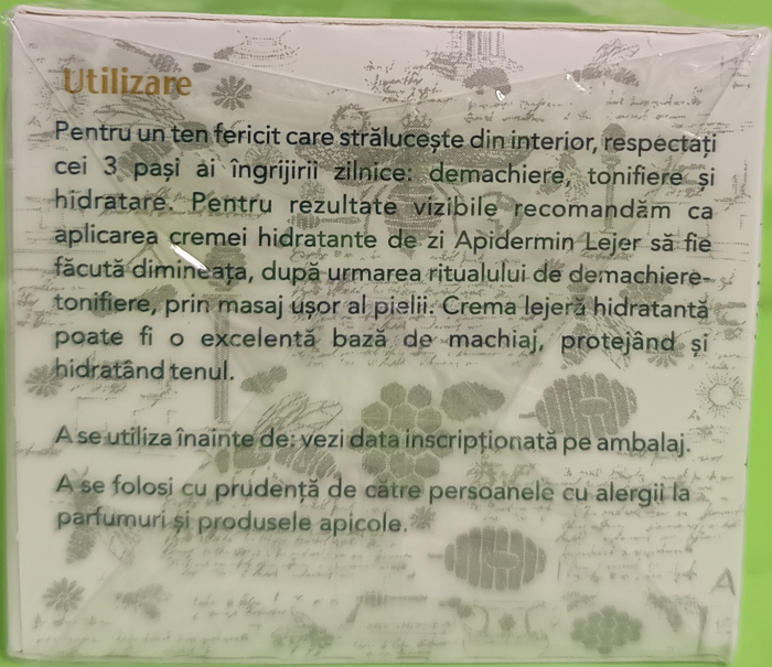 CREMA APIDERMIN, 50 ml, Complex Apicol la Nana Plafar [3]