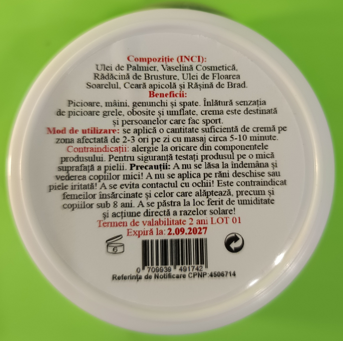 CREMA cu BRUSTURE 100 ml Natura Plant la Nana Plafar [3]