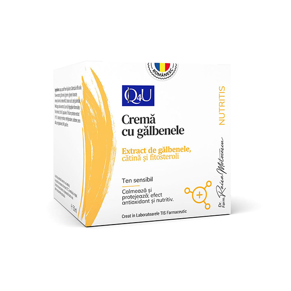 Crema cu Galbenele, Catina si Fitosteroli, 50ml, Tis Farmaceutic [1]