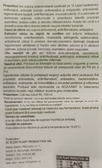 CREMA cu ROSTOPASCA-Aurderm, 50ml, Elzinplant [4]