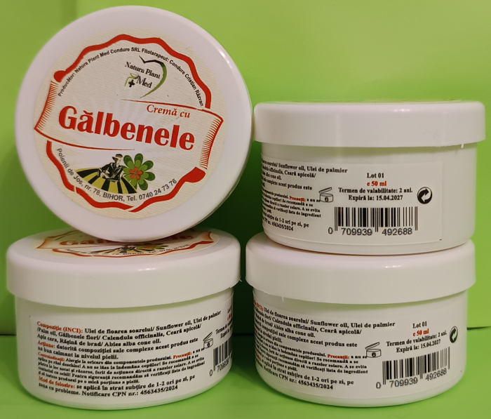 Crema de Galbenele, 50 ml - NATURAPLANT [2]