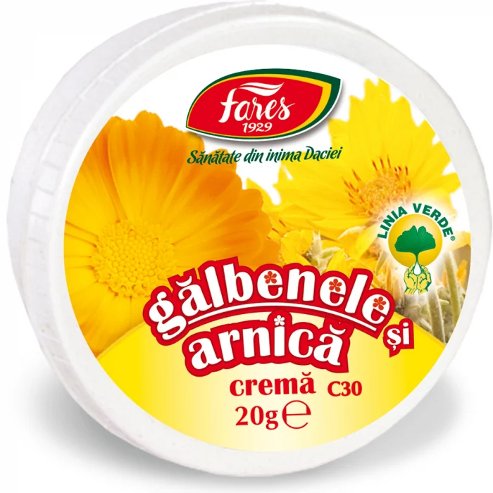 Crema de galbenele si arnica C30, 20 g fares [1]