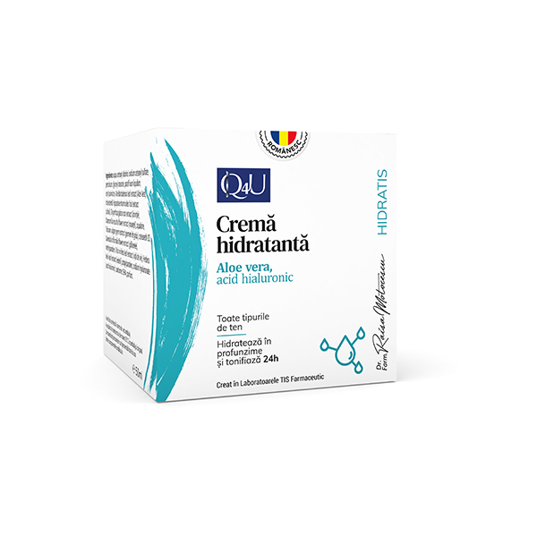 CREMA de FATA HIDRATANTA cu ALOE VERA și ACID HIALURONIC 50ml, TIS Farmaceutic [1]