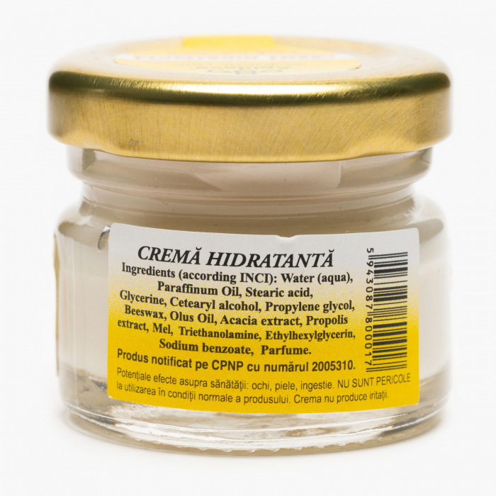 Crema hidratanta cu Miere, Propolis si Ceara de Albine, 30ml - APIDAVA [2]