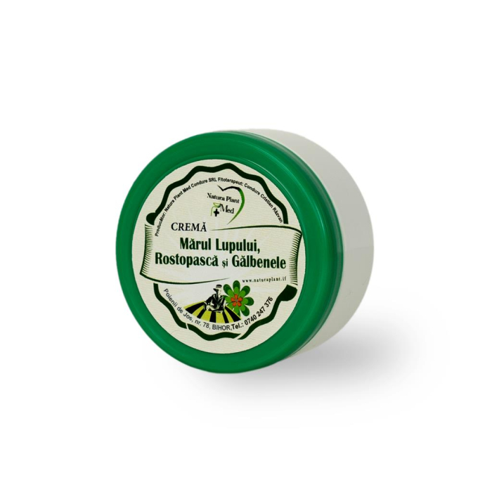 Crema Marul Lupului, Rostopasca si Galbenele 100 ml Natura Plant la Nana Plafar [1]