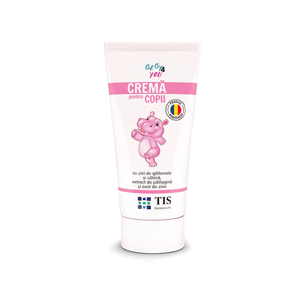 CREMA pentru COPII BABY4YOU cu ulei galbenele, catina 50ML, TIS Farmaceutic [1]