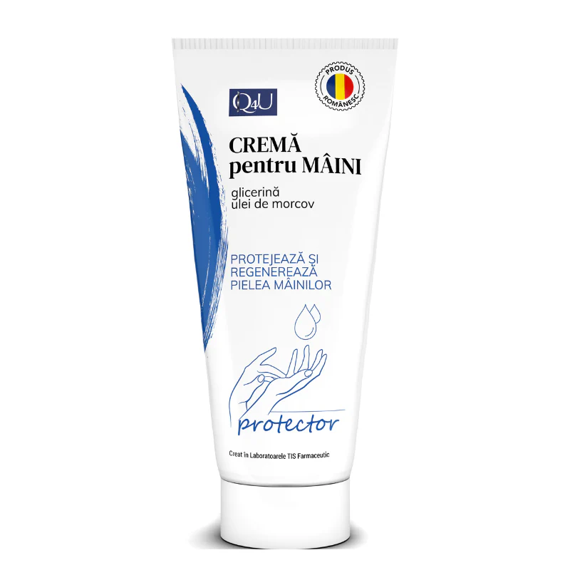 CREMA PENTRU MAINI  Q4U, 100 ml, TIS Farmaceutic la nana plafar [3]