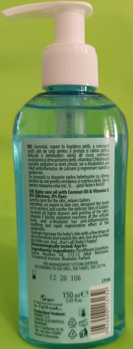 CREMA, ULEI, 150ml, GEROVITAL KIDS la Nana Plafar [2]