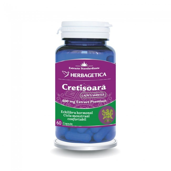 CRETISOARA 400mg Lady’s Mantle, 60 capsule, Herbagetica [1]