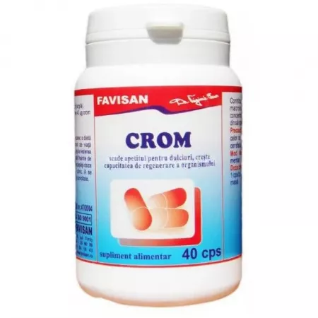 Crom, 40 capsule, Favisan [1]