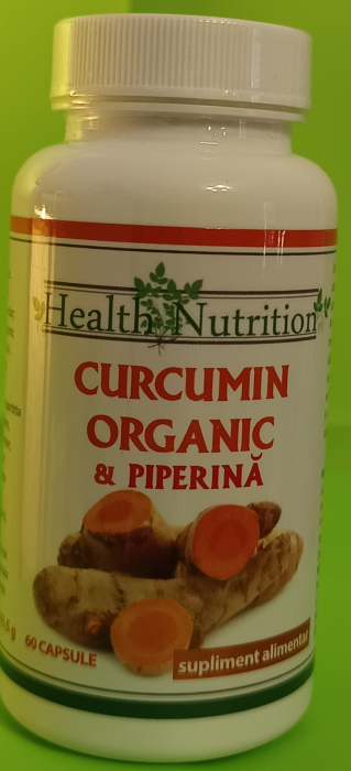 CURCUMIN Organic 600mg & PIPERINA, Health Nutrition [2]