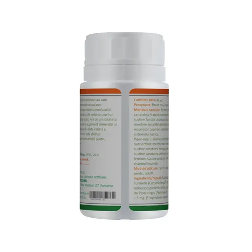 CURCUMIN Organic 600mg & PIPERINA, Health Nutrition [2]