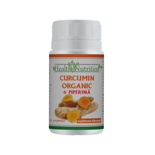 CURCUMIN Organic 600mg & PIPERINA, Health Nutrition [1]