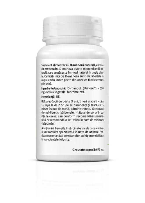 D-Manoza 550 mg, 30 capsule Zenyth la nana plafar [2]