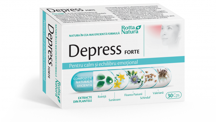 DEPRESS FORTE, 30 capsule, Rotta Natura [1]