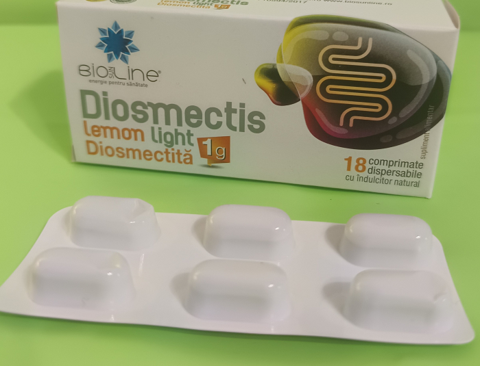 DIOSMECTIS LEMON LIGHT, 18 comprimate, BioSunLine Helcor [2]
