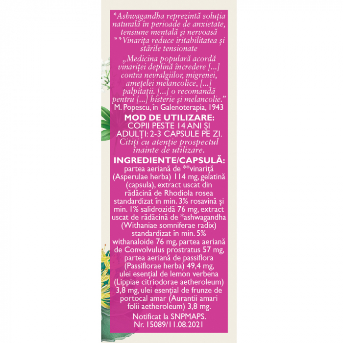 Distonoplant Forte N171, 60 capsule, Fares [2]