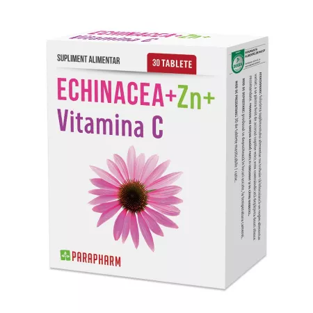 ECHINACEA + Zinc + C pentru IMUNITATE, 30 tabelete, Parapharm [1]