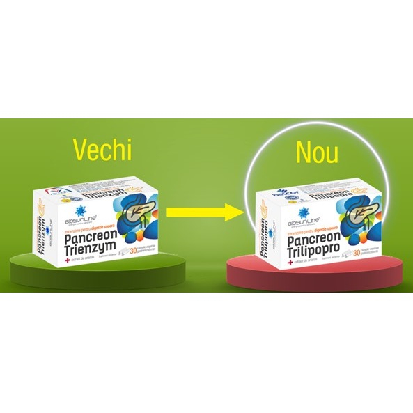 Enzime digestive Pancreon Trilipopro BioSunLine Helcor la Nana Plafar [2]