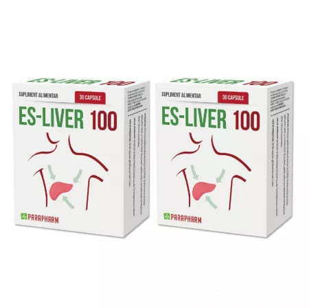 ES LIVER 100 Hepatoprotector,  Hepatoregenerator, Parapharm [3]