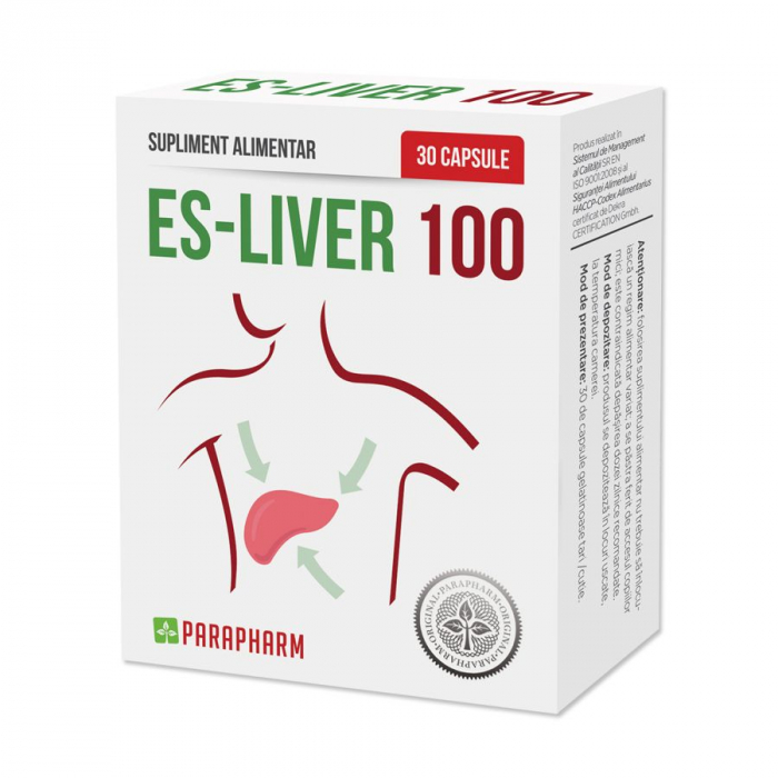 ES LIVER 100 Hepatoprotector,  Hepatoregenerator, Parapharm [1]