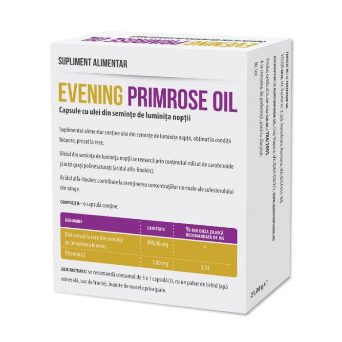 EVENING PRIMROSE OIL, 30 capsule, Parapharm [2]