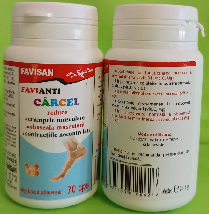 FAVIANTI CARCEL 70 capsule, Favisan [2]
