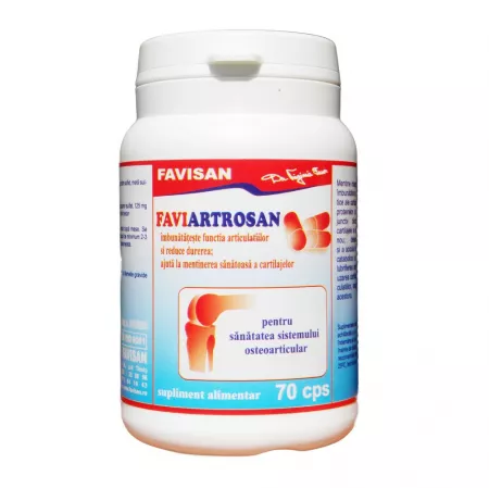 Faviartrosan, 70 capsule, Favisan [1]