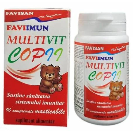FAVIIMUN MULTIVIT COPII 90 capsule, Favisan [1]