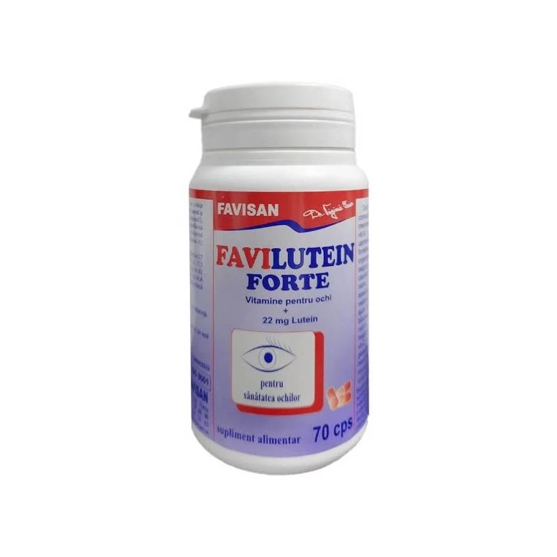 Favilutein, 70 capsule, Favisan [2]