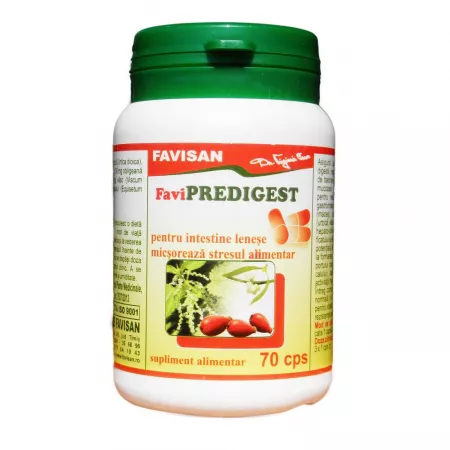 Favipredigest, 70 capsule, Favisan [1]