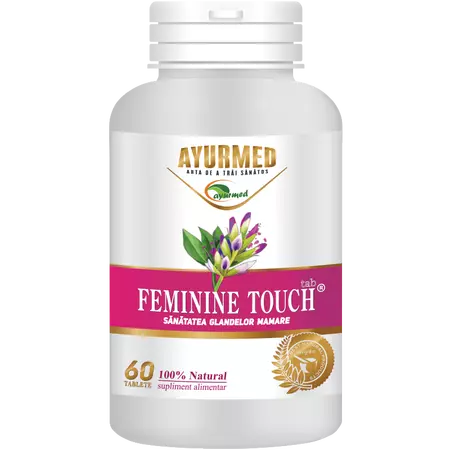 Feminine Touch, sanatatea glandelor mamare, 60 tablete, Ayurmed [1]