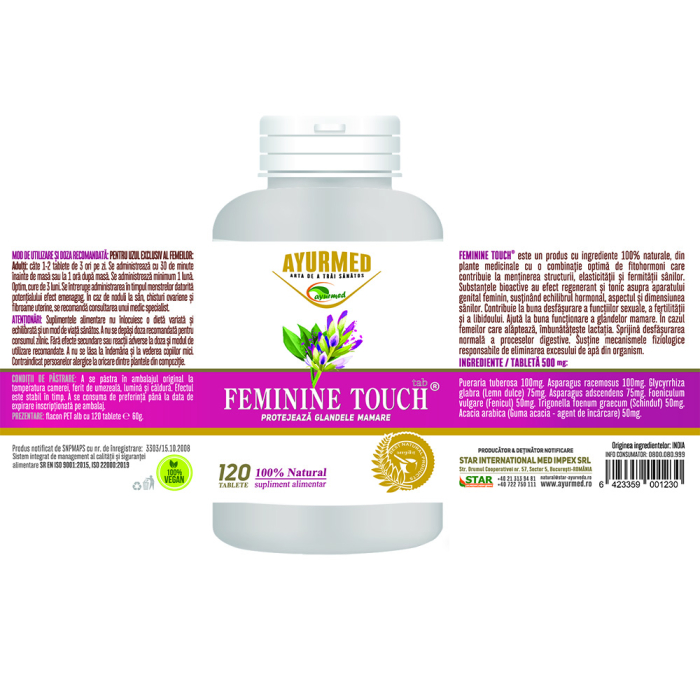 Feminine Touch, sanatatea glandelor mamare Ayurmed [3]