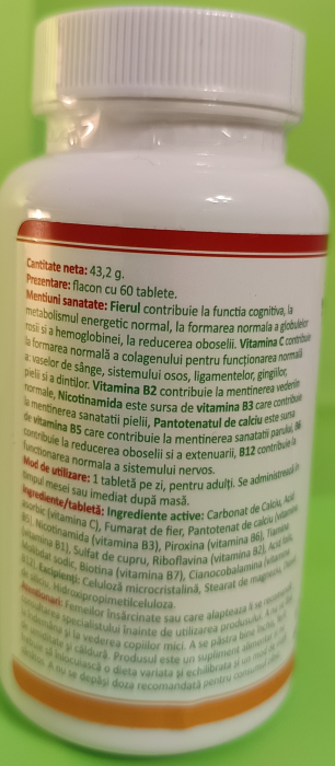 FIER 15mg + Multivitamine+Minerale 60 tablete Health Nutrition [4]