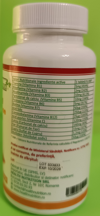 FIER 15mg + Multivitamine+Minerale 60 tablete Health Nutrition [3]