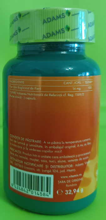 FIER BISGLICINAT 14mg Adams Supplements la nana plafar [5]