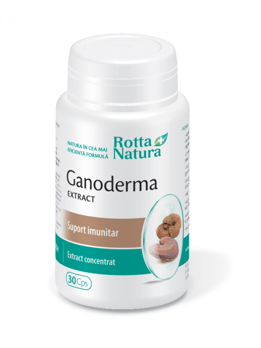 GANODERMA EXTRACT 500mg, 30 capsule, Rotta Natura [1]