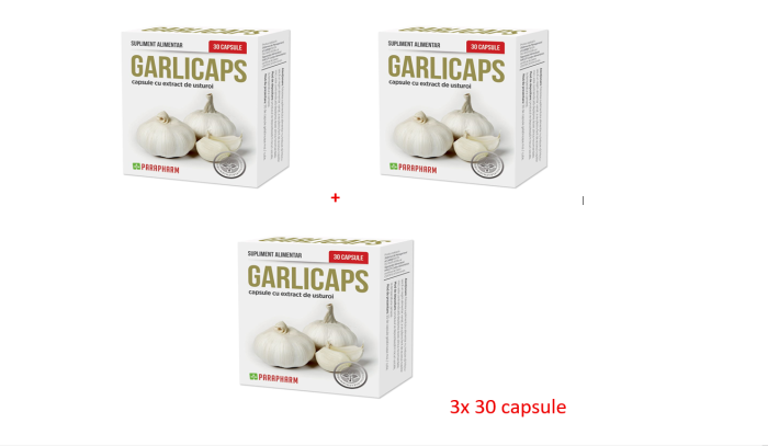 GARLICAPS 270mg, 30 capsule, Parapharm [3]