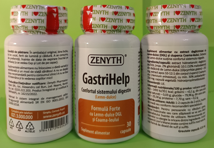 GASTRIHELP protector gastric, 30 capsule, Zenyth [2]