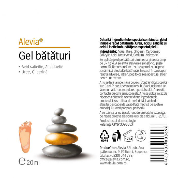 Gel BATATURI, 20 ml, Alevia [2]