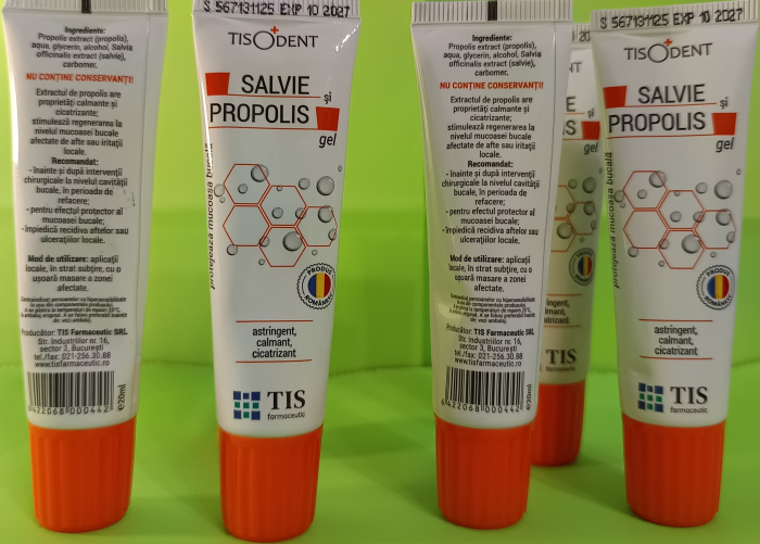 GEL BUCAL cu SALVIE și PROPOLIS 20ml, TIS Farmaceutic la Nana Plafar [3]