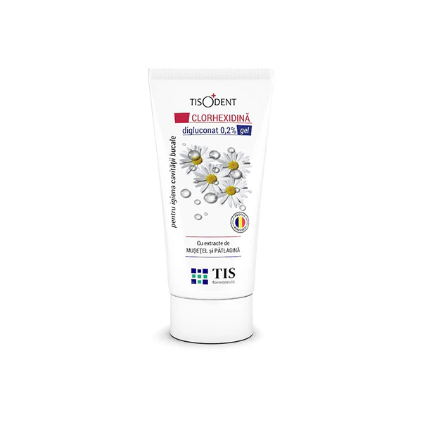 GEL pentru IGIENA BUCALA cu Clorhexidina, Tisodent, 50 ml, Tis Farmaceutic la Nana Plafar [1]