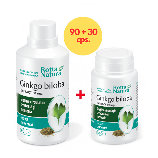 GINKGO BILOBA extract 60mg, Rotta Natura la Nana Plafar [3]